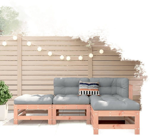 Vidaxl Hagesofagruppe 4 deler