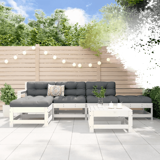 Vidaxl Hagesofagruppe 6 deler