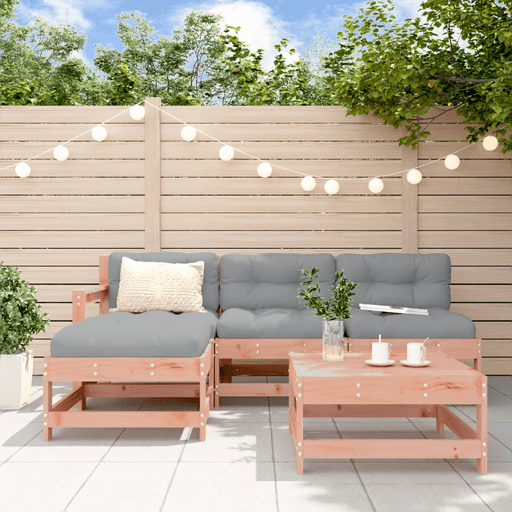 Vidaxl Utendørs spisestue 5 deler