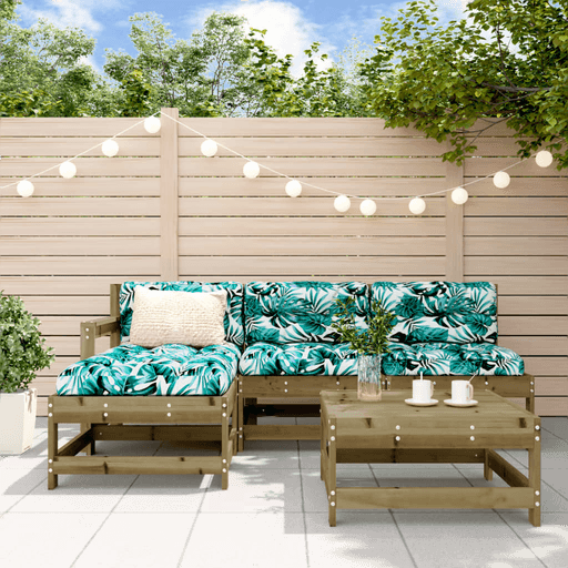 Vidaxl Hagesofagruppe 5 deler