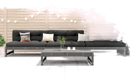 Vidaxl Hagesofagruppe 4 deler