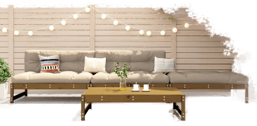 Vidaxl Hagesofagruppe 4 deler