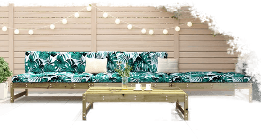 Vidaxl Hagesofagruppe 4 deler