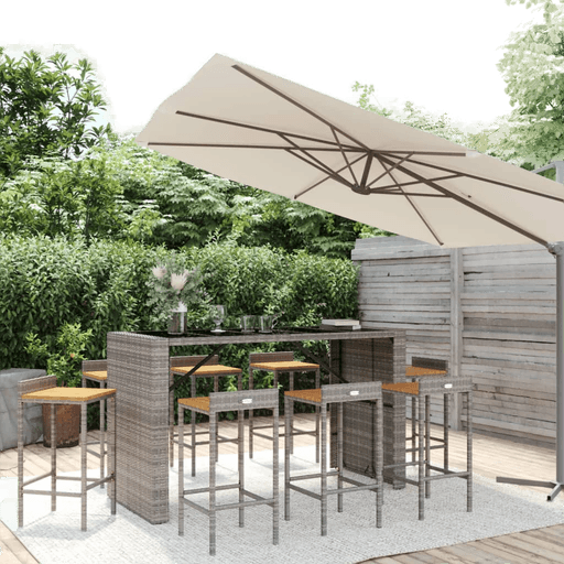 Vidaxl Hagebarsett 9 deler