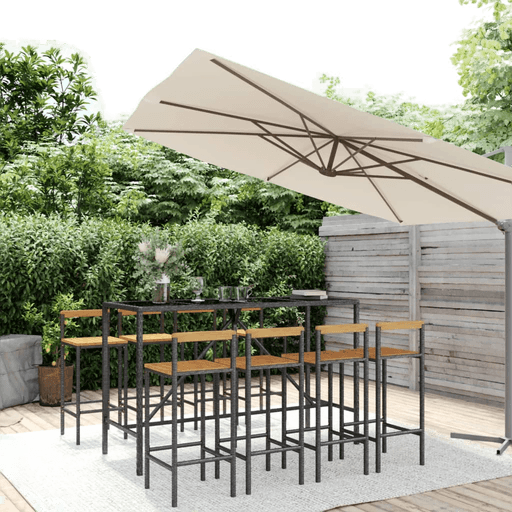 Vidaxl Hagebarsett 9 deler