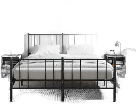 Vidaxl Nattbord 2 stk røkt eik