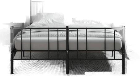 Vidaxl Nattbord 40x40x50 cm svart