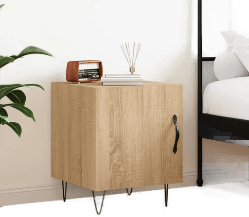 Vidaxl Nattbord sonoma eik 40x40 cm