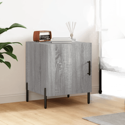 Vidaxl Nattbord grå sonoma 40x40 cm