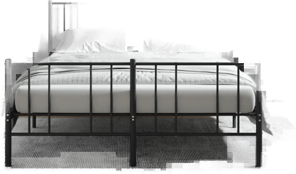 Vidaxl Nattbord 40x40x50 cm svart