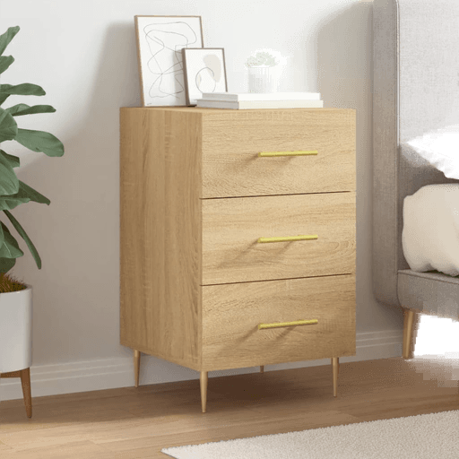 Vidaxl Nattbord sonoma eik 40x40 cm