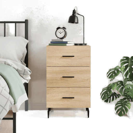 Vidaxl Nattbord sonoma eik 40x40 cm