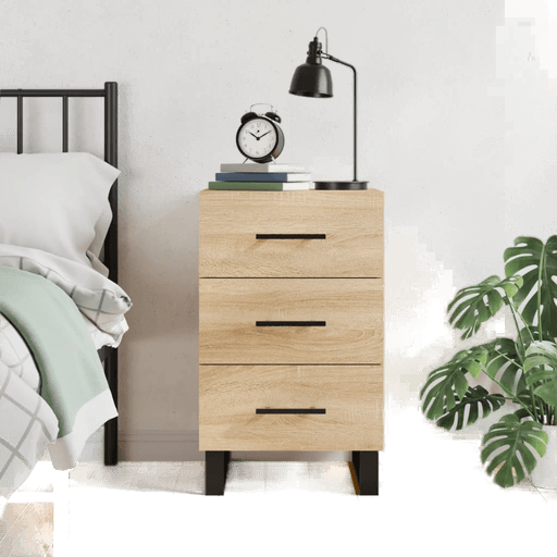 Vidaxl Nattbord sonoma eik 40x40 cm