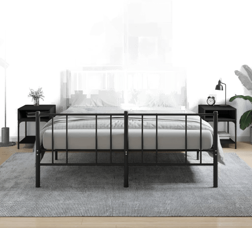 Vidaxl Nattbord 2 stk svart 40x41 cm