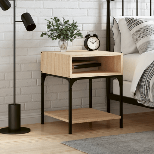 Vidaxl Nattbord sonoma eik 40x41 cm
