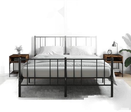 Vidaxl Nattbord 2 stk røkt eik