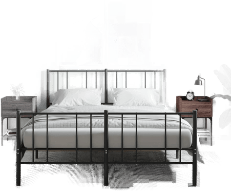 Vidaxl Nattbord 2 stk brun eik