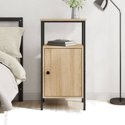 Vidaxl Nattbord sonoma eik 41x31x80 cm
