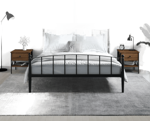 Vidaxl Nattbord 2 stk brun eik