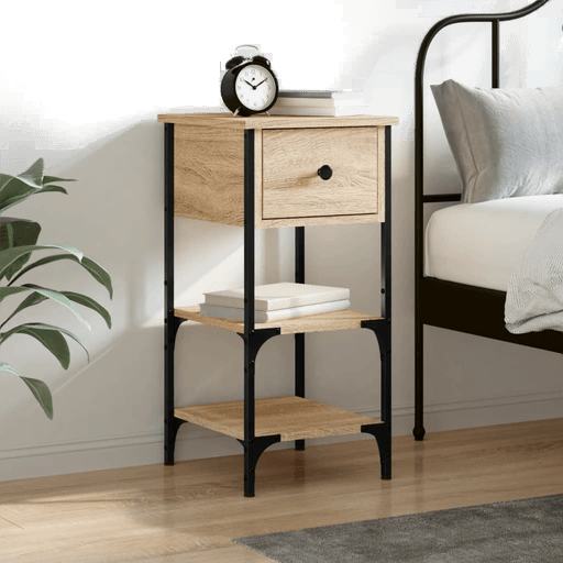 Vidaxl Nattbord sonoma eik 34x36x70 cm