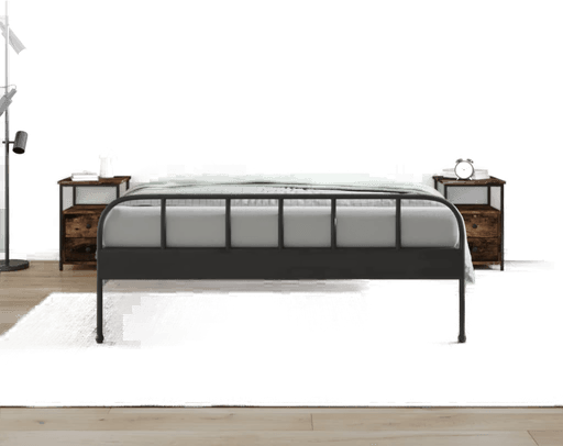 Vidaxl Nattbord 2 stk røkt eik