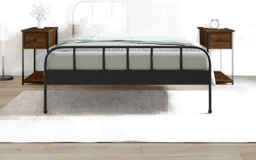 Vidaxl Nattbord 2 stk brun eik