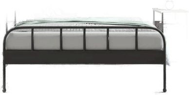 Vidaxl Nattbord 2 stk brun eik