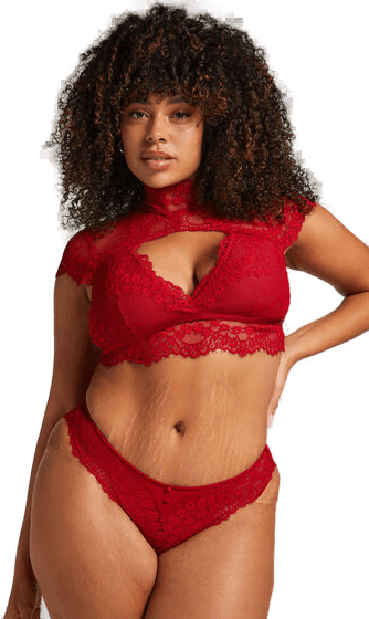 Hunkemöller Brasiliansk truse Daisy Rød