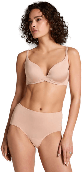 Hunkemöller Supersliptruse Midi Beige