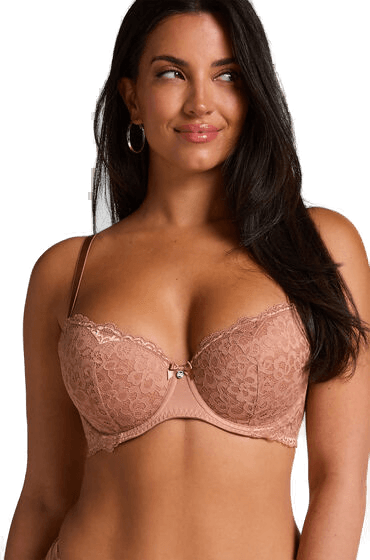 Hunkemöller Vattert bh Marine Brun