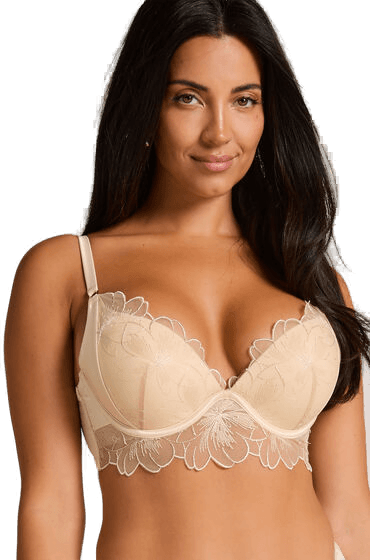 Hunkemöller Emilia Vattert Push-up BH Gul