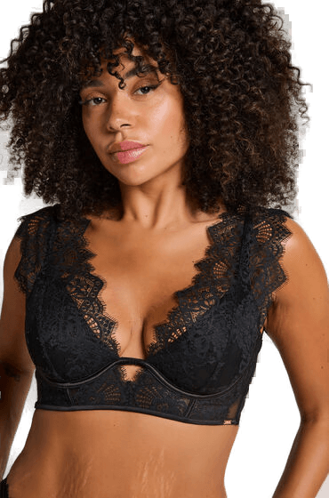 Hunkemöller Zoe Uvattert Longline Bh Svart