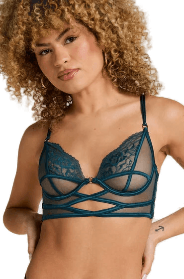 Hunkemöller Amel Longline Bøyle-BH Blå