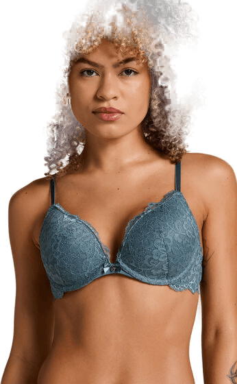 Hunkemöller Vattert push-up bh Marine Blå