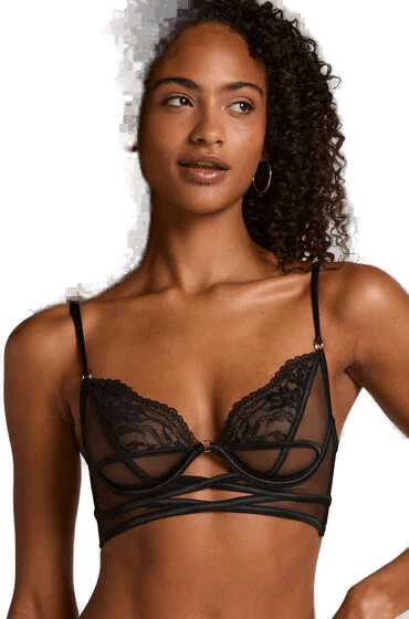 Hunkemöller Amel Longline Bøyle-BH Svart