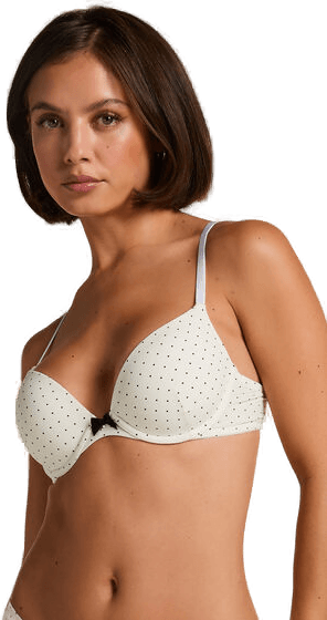 Hunkemöller Vattert Plunge BH Hvit