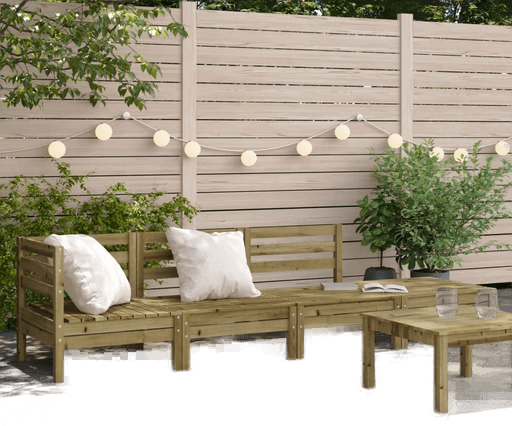 Vidaxl Hagesofa 4-seter