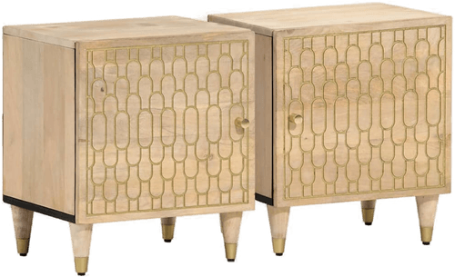 Vidaxl Nattbord 40x33 cm 2 stk