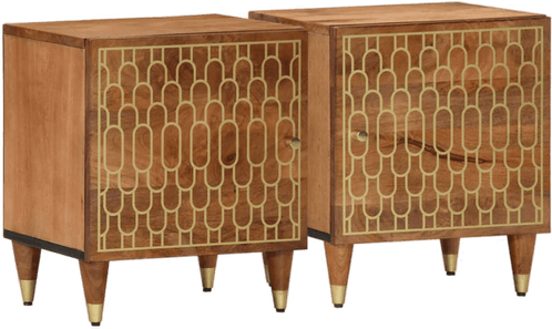 Vidaxl Nattbord 40x33x46 cm 2 stk