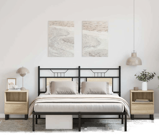 Vidaxl Nattbord 2 stk sonoma eik 40x35 cm