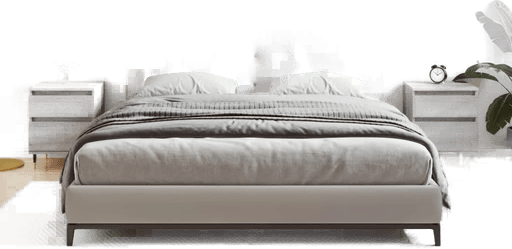 Vidaxl Nattbord 2 stk grå 40x35x50 cm