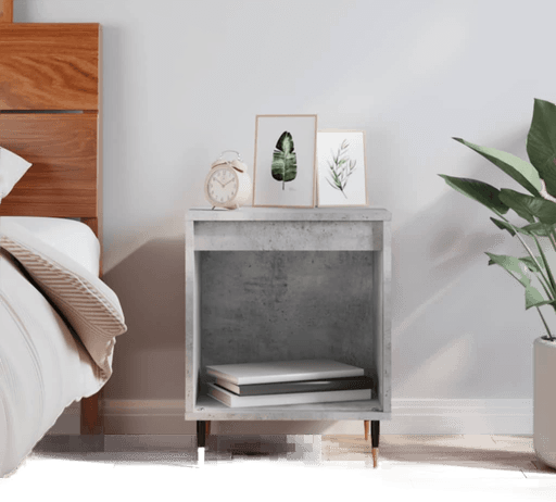 Vidaxl Nattbord betonggrå 40x35 cm