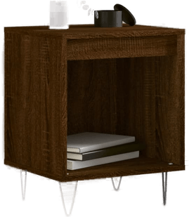 Vidaxl Nattbord brun eik 40x35 cm