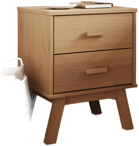 Vidaxl Nattbord OLDEN brun