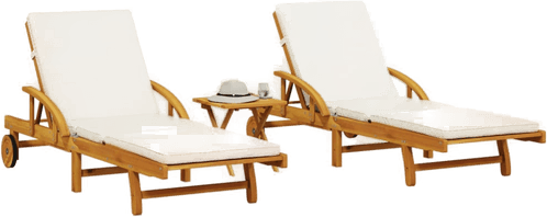 Vidaxl Solsenger 2 stk akasie