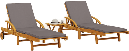 Vidaxl Solsenger 2 stk akasie