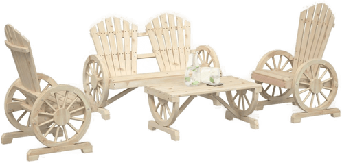 Vidaxl Hagesofagruppe 4 deler