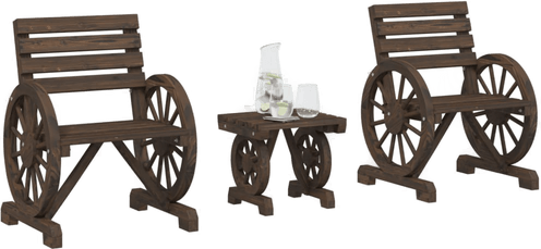 Vidaxl Hagesofagruppe 3 deler