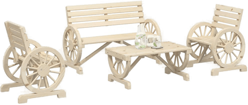 Vidaxl Hagesofagruppe 4 deler