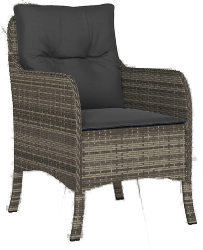 Vidaxl Hagestoler med puter 2 stk